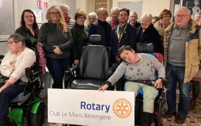 Un fauteuil électrique pour la Maison d’Accueil Les Collines