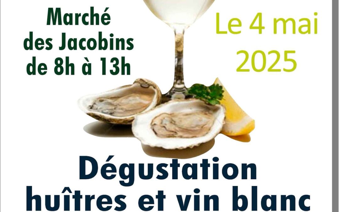 Action Huîtres et vin blanc
